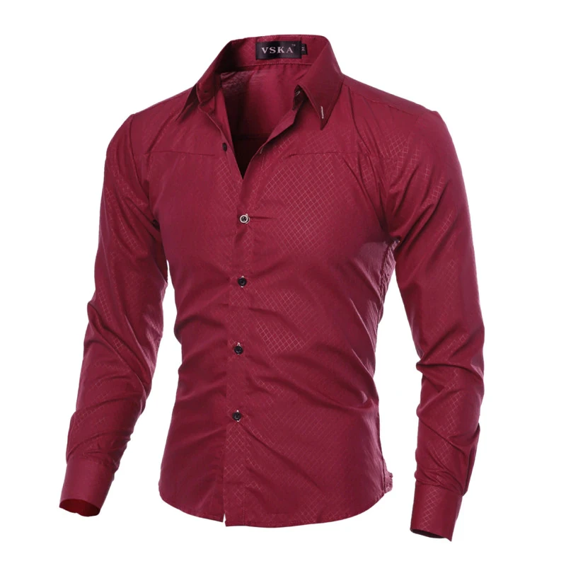 5XL Plus Size Brand-clothing Cotton Mens Clothing Solid Soft Men Shirt