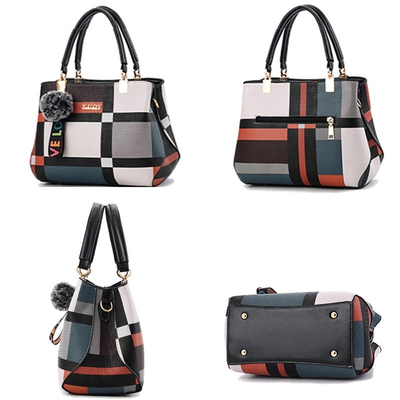 Women Bag PU Leather Handbag for Female
